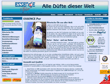 Tablet Screenshot of essence.de
